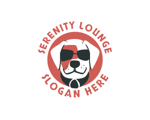 Sunglasses Pet Dog logo design