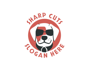 Sunglasses Pet Dog logo design