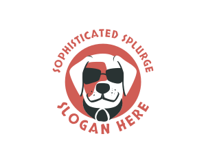 Sunglasses Pet Dog logo design