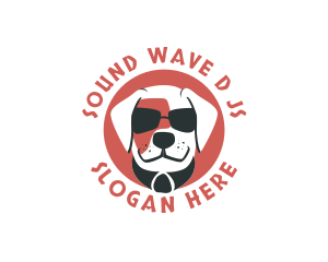 Sunglasses Pet Dog logo design