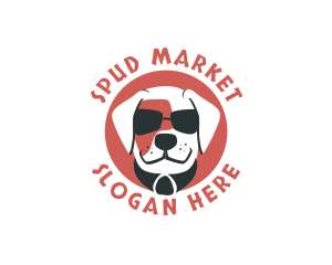 Sunglasses Pet Dog logo design