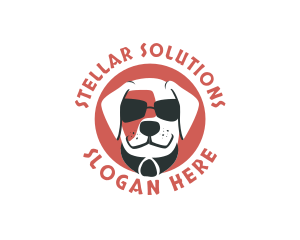 Sunglasses Pet Dog logo design