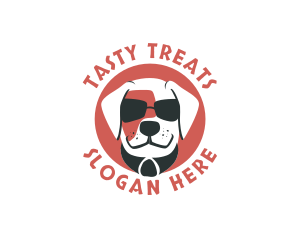 Sunglasses Pet Dog logo design