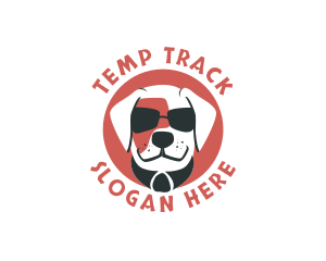 Sunglasses Pet Dog logo design