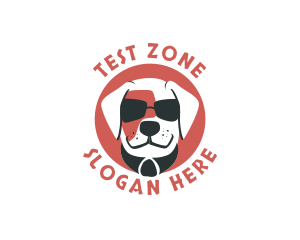 Sunglasses Pet Dog logo design