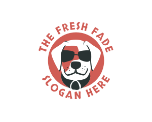 Sunglasses Pet Dog logo design