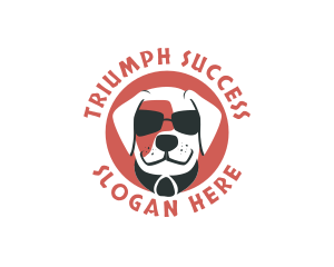 Sunglasses Pet Dog logo design