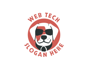 Sunglasses Pet Dog logo design