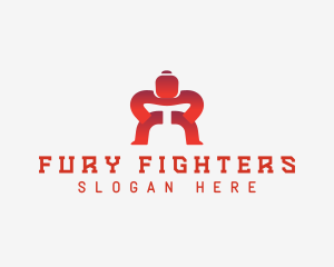 Sumo Wrestler Athlete logo