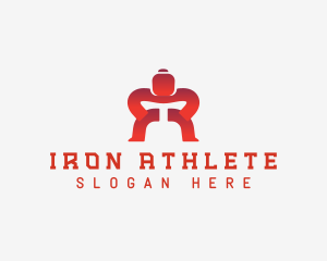 Sumo Wrestler Athlete logo design