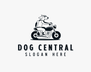 Motorbike Pet Dog logo design