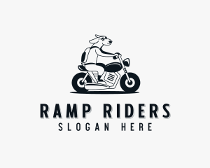 Motorbike Pet Dog logo design