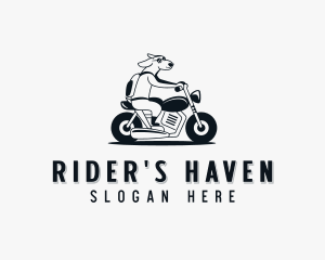 Motorbike Pet Dog logo design