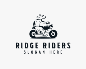 Motorbike Pet Dog logo design