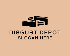 Warehouse Storage Building logo design