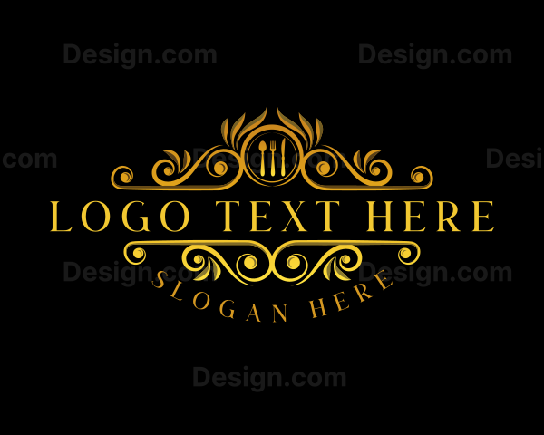 Luxury Catering Culinary Logo