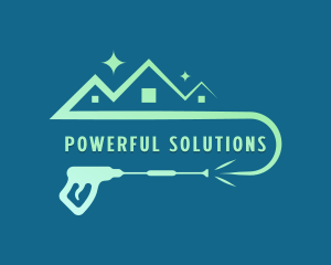 Power Washer Cleaning logo design