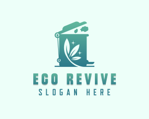 Eco Garbage Can logo design