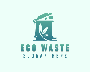 Eco Garbage Can logo design