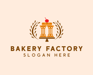 Donut Bakery Pillar  logo design