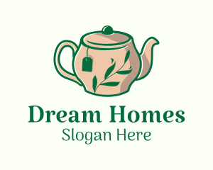 Herbal Tea Teapot Logo