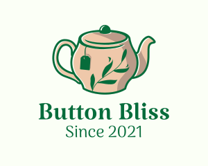 Herbal Tea Teapot logo design