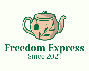 Herbal Tea Teapot logo design