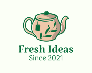 Herbal Tea Teapot logo design