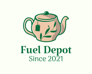 Herbal Tea Teapot logo design