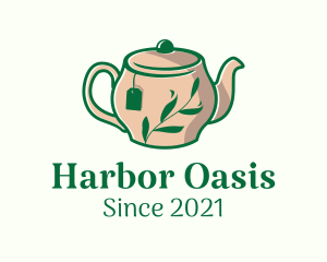 Herbal Tea Teapot logo design