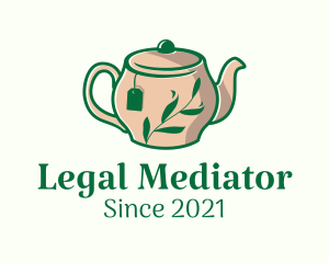 Herbal Tea Teapot logo design