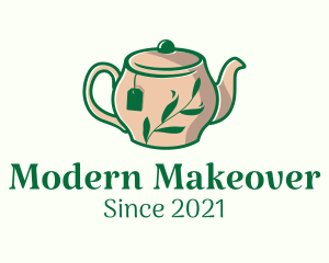 Herbal Tea Teapot logo design