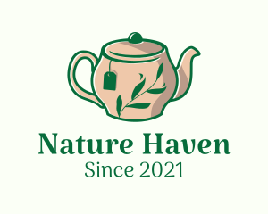 Herbal Tea Teapot logo design