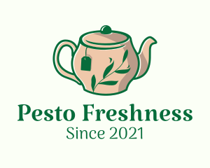 Herbal Tea Teapot logo design