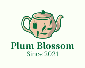 Herbal Tea Teapot logo design