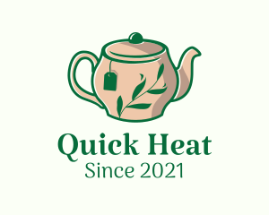 Herbal Tea Teapot logo design