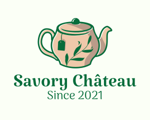 Herbal Tea Teapot logo design