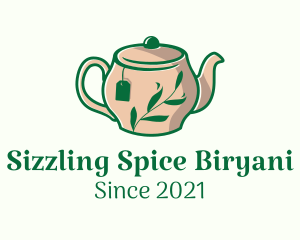 Herbal Tea Teapot logo design