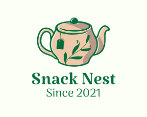 Herbal Tea Teapot logo design