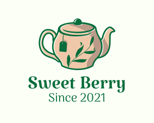 Herbal Tea Teapot logo design