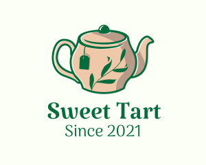 Herbal Tea Teapot logo design