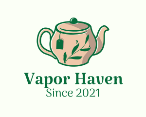 Herbal Tea Teapot logo design