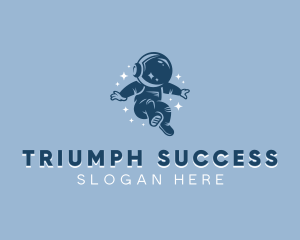 Astronaut Leadership Coach logo design