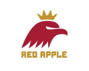 Red Eagle King logo design