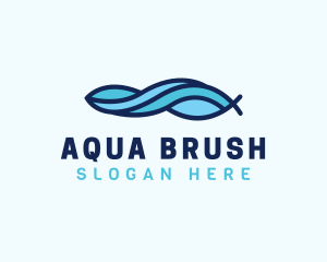 Aqua Wave Water logo design