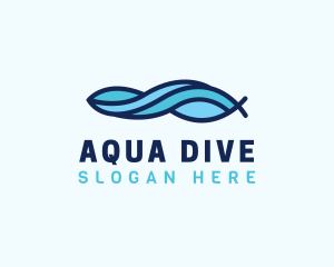 Aqua Wave Water logo design