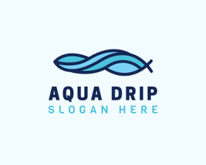 Aqua Wave Water logo design