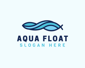 Aqua Wave Water logo design