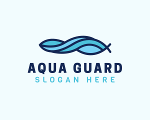 Aqua Wave Water logo design