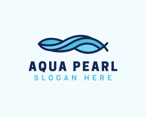 Aqua Wave Water logo design